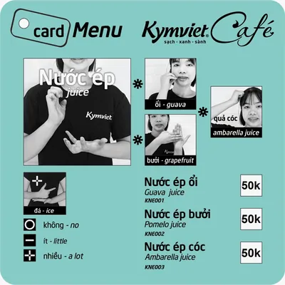 Nước ép ổi · bưởi · cóc · 50k