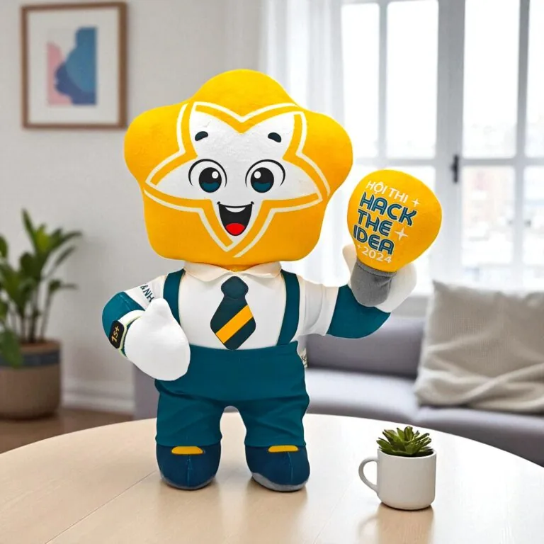 Mascot HackTheIdea — BIDV