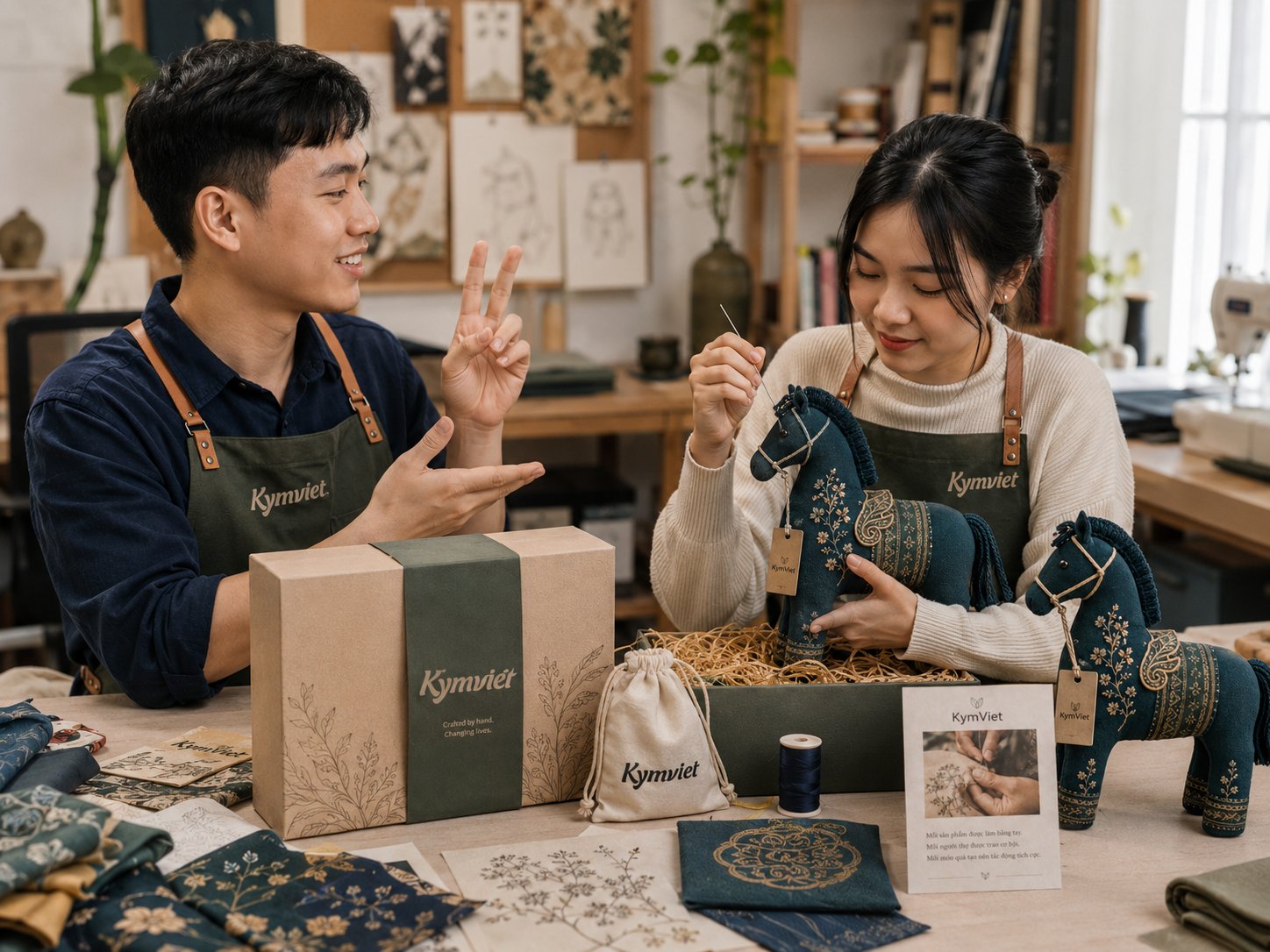 quà tặng doanh nghiệp ESG thủ công có câu chuyện