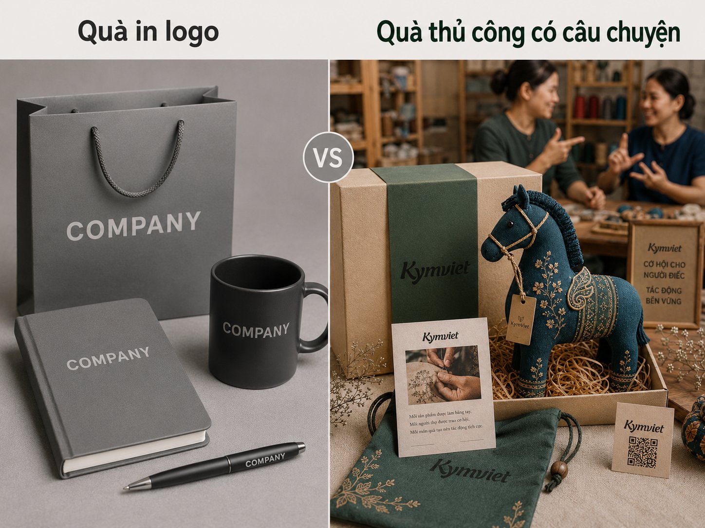 quà tặng doanh nghiệp ESG thủ công có câu chuyện